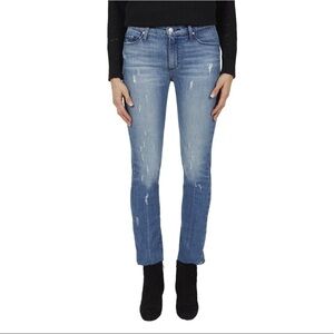 Black Orchid Bardot Straight Fray Valencia Jeans